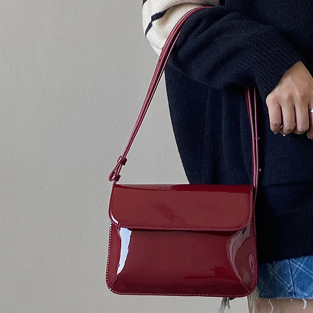 Trendy PU Leather Shoulder Bag